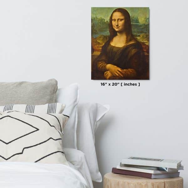 Mona Lisa by Leonardo Da Vinci Masterpiece Renaissance Art Revival Series #001 | Wall Art for décor of Home or Office