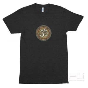 OM Power Symbol Mosaic Art T-Shirt with HG Logo at back